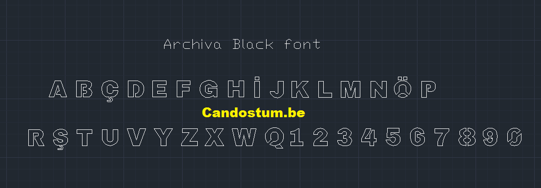 Font Archivo Black