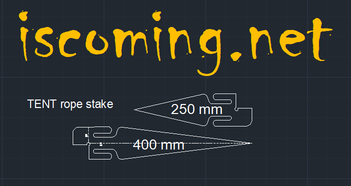 ÇADIR halat kazığı ÇADIR halat kazığı